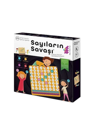 Sayıların Savaşı Zeka Ve Akıl Oyunu 7+ Yaş 2 Oyuncu
