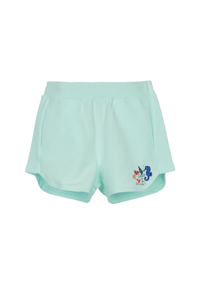 Lovetti Mint Kız Çocuk Iki Iplik Deniz Atı Baskılı Şort 7840M024 Mint Yeşili