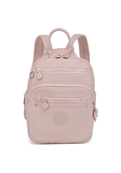 Smart Bags Küçük Boy Krinkıl Kumaş Kadın Sırt Çantası 3386 Kum