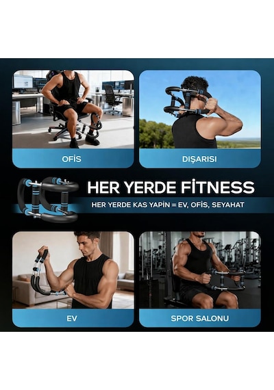 Valkyrie 3 Kademeli Ayarlanabilir Dirençli Çok Fonksiyonlu Egzersiz Aleti Göğüs Kol Sırt Bacak Kas Biceps Triceps Geliştirici