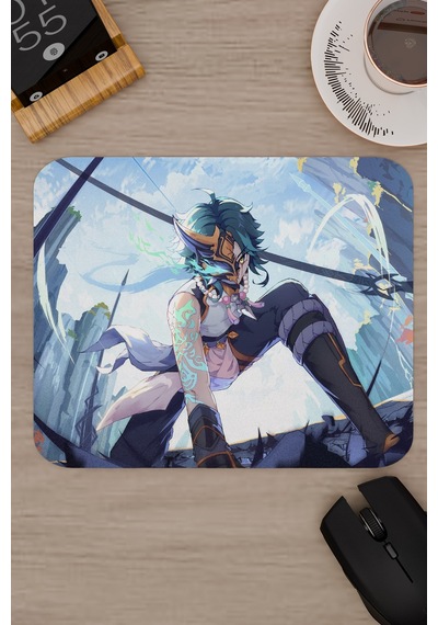 Xiao Genshin Impact Anime Gacha V4 - 22x18 Gaming Mouse Pad Fare Altlığı