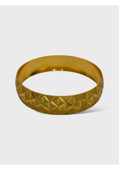 Arnes Jewelry Çelik 22 Ayar Altın Kaplama Bilezik Ar540nes Gold