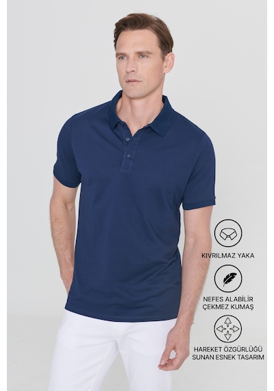 Ac&Co / Altınyıldız Classics 4A4820200047LaaXL Düğmeli Polo Yaka Cepsiz Slim Fit Erkek Tişört Lacivertvert Lacivert Ac&Co / Altınyıldız Classics 4A4820200047LaaXL Düğmeli Polo Yaka Cepsiz Slim Fit Erkek Tişört Lacivertvert Lacivert