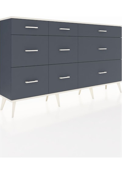 Arges Konsol 9 Çekmeceli 176x30x99 Antrasit-aytaşı/antrasit Aytası/antrasıt - Antrasıt Arges Konsol 9 Çekmeceli 176x30x99 Antrasit-aytaşı/antrasit Aytası/antrasıt - Antrasıt