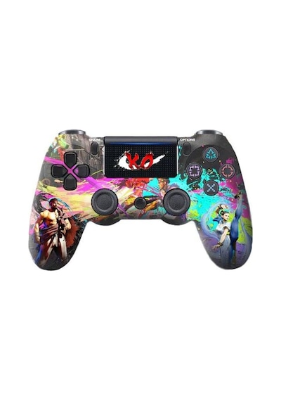 Ps4-pc-android Box-android-Apple Uyumlu iOS Telefon Tablet Street Fighter Tema Titreşim Bluetooth Gamepad