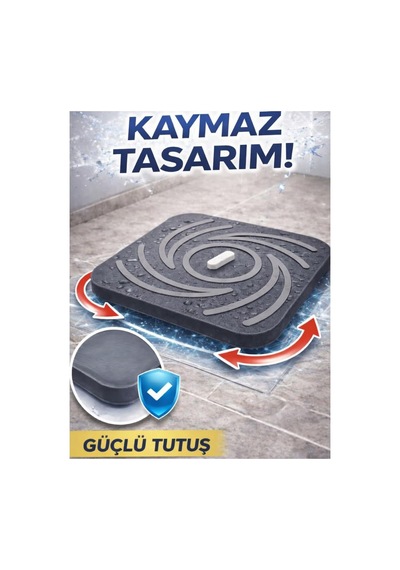Kötü Koku Böcek Önleyici Gider Tıpası Lavabo Balkon Tuvalet Gider Kapatıcı Kapak Silikon Gri-g