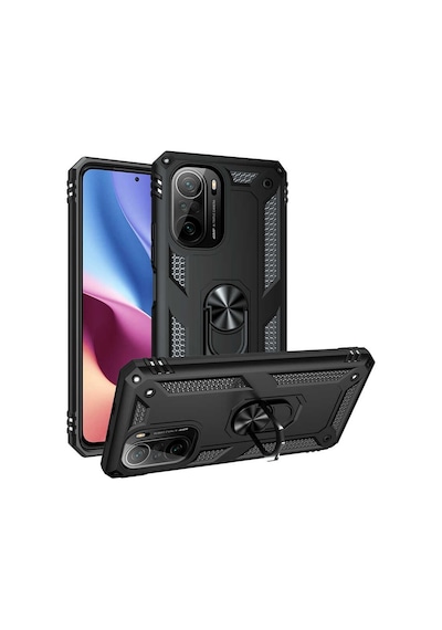 More Tr Redmi K40 Kılıf Mtr Vega Kapak - Siyah