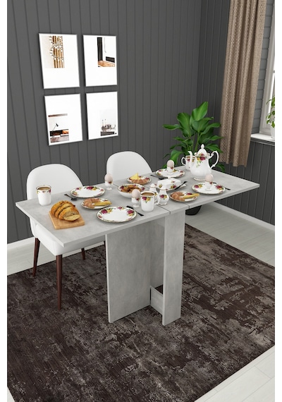 Asra Trend Katlanır Mutfak Yemek Masası KM-32 %100 MDF Akıllı Çalışma Masası Retro Taş Asra Trend Katlanır Mutfak Yemek Masası KM-32 %100 MDF Akıllı Çalışma Masası Retro Taş