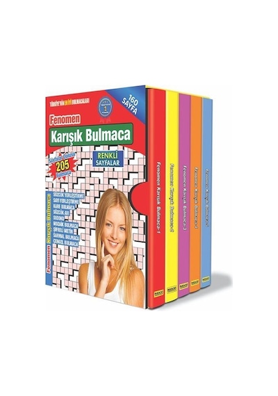 Fenomen Karışık Bulmaca Seti 5 Kitap / Bertan Kodamanoğlu
