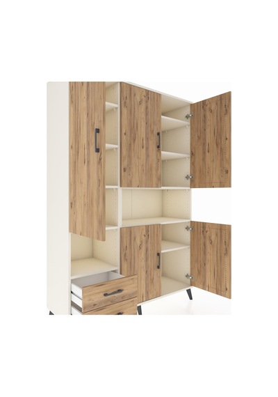 Hyperion Dolap 10 Raflı 2 Çekmeceli 5 Kapaklı 132x44x195 Aytaşı-çam/çam Atlas Çam/atlas Çam Hyperion Dolap 10 Raflı 2 Çekmeceli 5 Kapaklı 132x44x195 Aytaşı-çam/çam Atlas Çam/atlas Çam