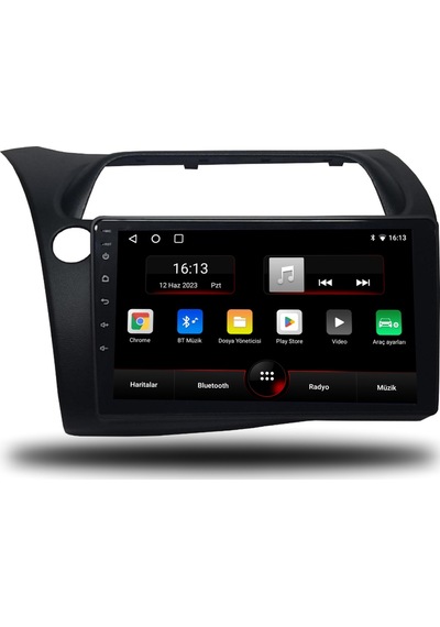 Redhat Honda Civic Hb Euro Android Carplay Multimedya 2007-2012 6gb Ram + 128gb Hafıza + 8 Çekirdek