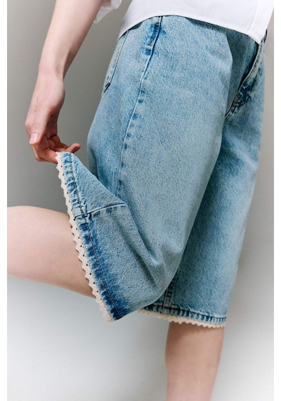 Defacto Normal Bel Jean Bermuda H1196ax26smnm39 Mavi-nm39 Defacto Normal Bel Jean Bermuda H1196ax26smnm39 Mavi-nm39