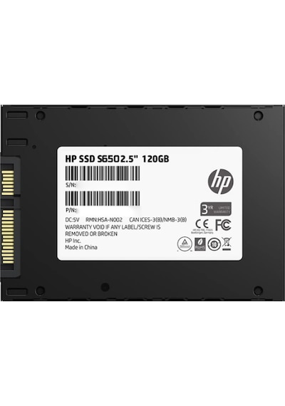 HP S650 345M7AA 2.5" 120 GB 560/480 MB/S SATA 3 SSD