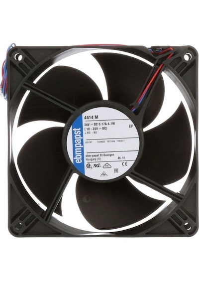 Ebmpapst 4414m ,120x38mm 24vdc 106-cfm 2-kablo Fan