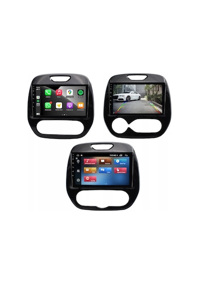 Renault Captur Araç Multimedya Android Ekran Carplay Double Teyp 4+64 9" 13-19 P.black Cadence