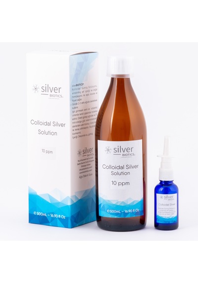 Gümüş Suyu 10 Ppm 500Ml Cam Şişe Hydrasense Kolloidal