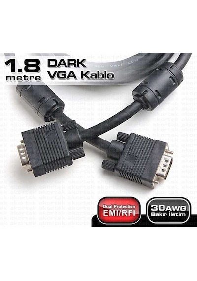 Dark Dk Cb Vgal180 1 8mt Vga Kablo