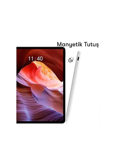 Apple Uyumlu İos Android Windows Stylus Pen Tablet Telefon iPad  Yazı Çizim Kalemi Yedek Uç