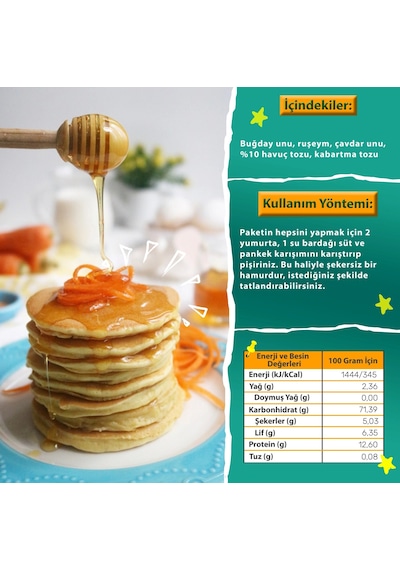 Havuçlu Pankek Karışımı 235 Gram