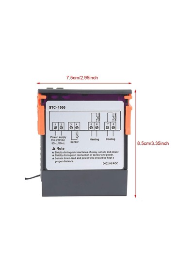 Termostat - Dijital Termostat - Kuluçka Termostatı - Stc-1000 220v Dijital Termostat - Stc-1000 Dijital Sıcaklık Kon
