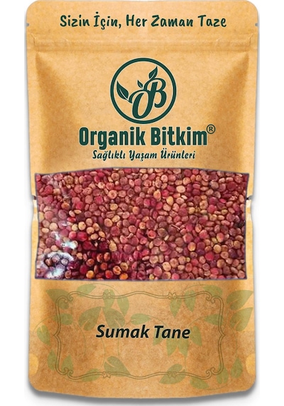 Organik Bitkim Tane Sumak 250 G