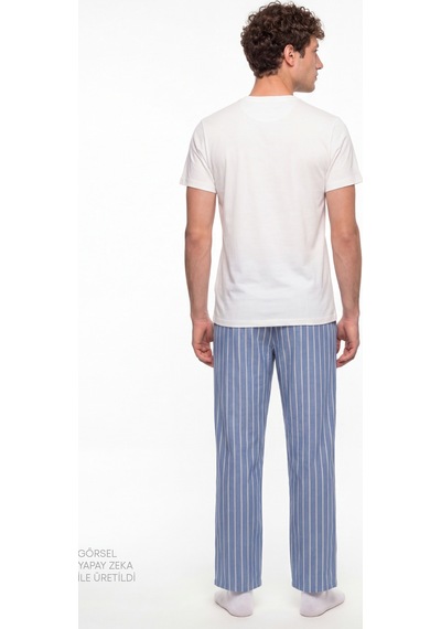 Penti Erkek Renkli Soft Shore Pijama Takımı