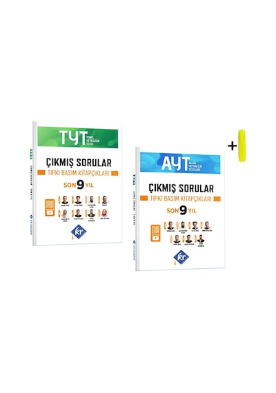 Tyt - Ayt Çıkmış Sorular Son 9 Yıl Tıpkı Basım Kitapçıkları Kr Akademi Yayınları