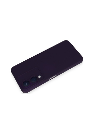 Vivo Y17s Uyumlu Kılıf Nano İçi Kadife Silikon - Mor