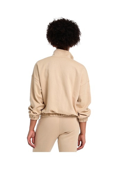 Sportive Burgos Kadın Bej Günlük Stil Sweatshirt 24kk012-oat Bej