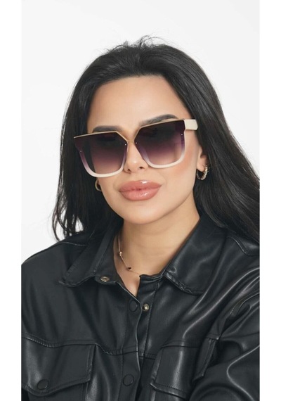 - Büyük Kare Selin Model Popüler Yeni Sezon Kadın Güneş Gözlüğü Bej - 639411957 Çok Renkli