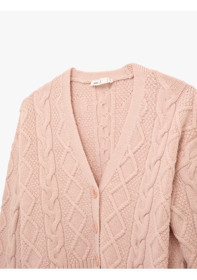 Koton Koton X Sibil Çetinkaya - Uzun Kollu Düğmeli V Yaka Saç Örgü Crop Oversize Hırka Pembe 6wak90489ht Gül Koton Koton X Sibil Çetinkaya - Uzun Kollu Düğmeli V Yaka Saç Örgü Crop Oversize Hırka Pembe 6wak90489ht Gül