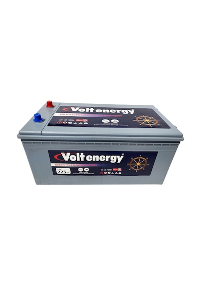 VOLT ENERGY 12 V 225 Amper Deep Cycle Marin Bakımsız Akü