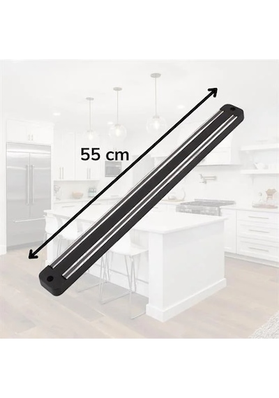 Şık Mıknatıslı Bıçak Tutucu 55 Cm Mutfak Düzeni