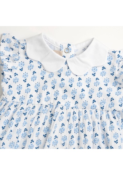 Chicco Kız Bebek Kısa Kollu Elbise 09101862000000 000032 Beyaz