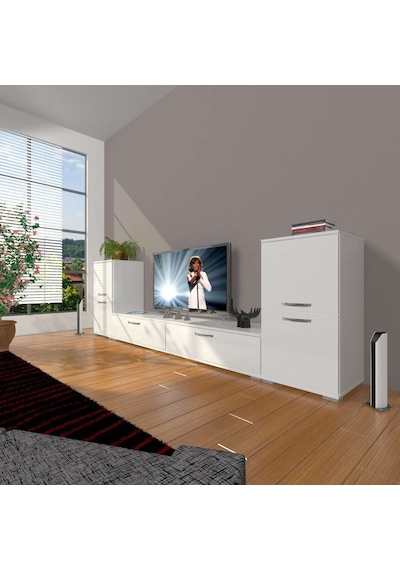 Decoraktiv Eko On2 Slm Std Tv Ünitesi Tv Sehpası Beyaz