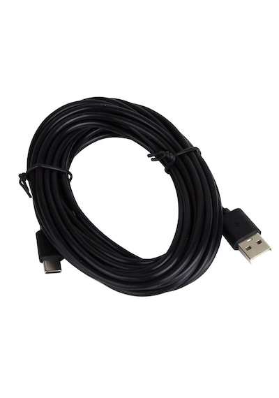Cr70 5 Metre Usb-a'dan Type-c'ye Hızlı Şarj Ve Data Kablosu Ekstra Uzun, Dayanıklı Araç / Güvenlik Kamerası Ve Ev Şarj Kablosu 5 Mt