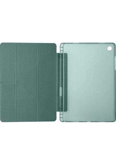 Samsung Uyumlu Galaxy Tab A9 Plus A11+ Üçgen Standlı Uyandırma Fonksiyonlu Tablet Kılıfı Kapaklı Kılıf