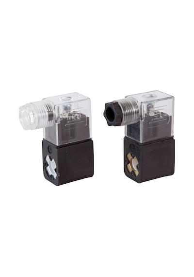Pnömatik Valf Bobini 1/8" Ve 1/4" 4V210 Valf Için (Soketli) 100-Ser-6
