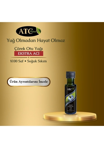 Atc Vital Çörek Otu Yağı 100 Ml Ekstra Acı