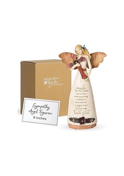Pavilion Gift Company 02969 Sempati Melek Figürü, 22 Cm, Fildişi