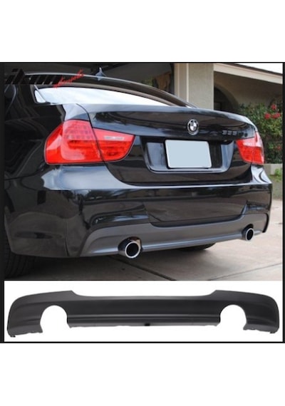 Bmw E90 2007-2008 3.seri Abs Plastik Boyasız 3.35 Arka Difüzör