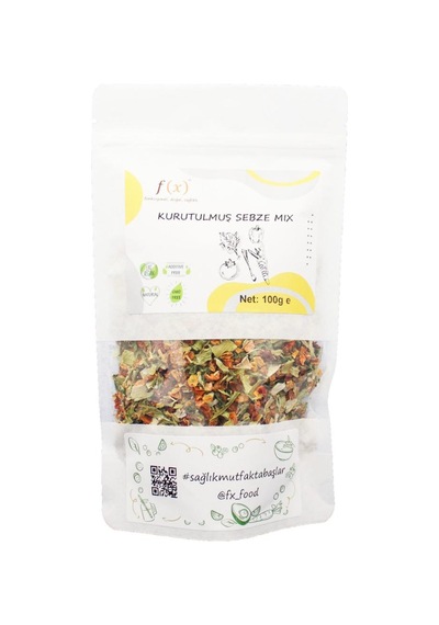 Vegan Kurutulmuş Sebze Karışımı 100 Gr Granül