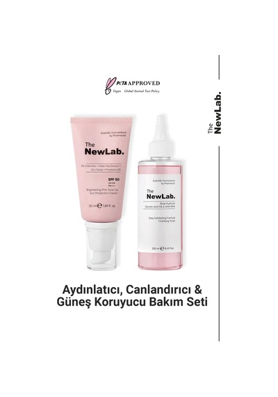 The NewLab Aydınlatıcı, Canlandırıcı Ve Güneş Koruyucu Bakım Seti