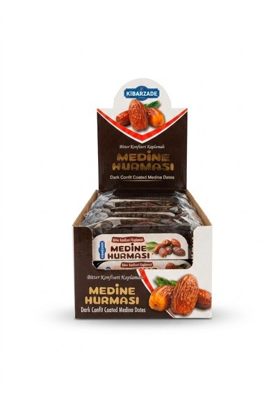 Çikolatalı Medine Hurması - 65 Gr X 18 Adet - 1 Kutu