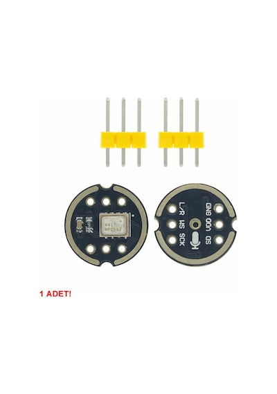 Inmp441 Omnidirection Mikrofon Modül Çok Yönlü Mini Dijital I2s Mems 24bit Adc