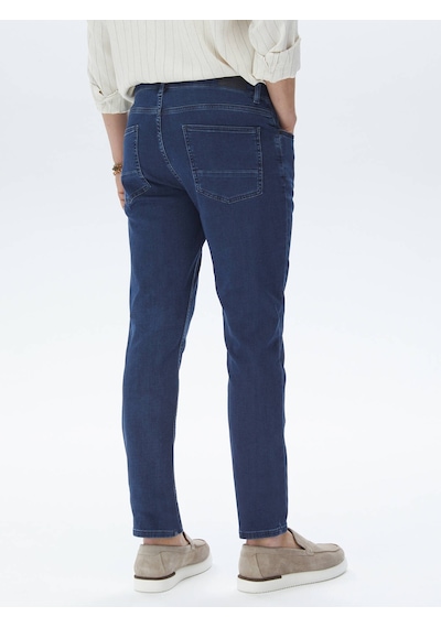 Kip Lacivert Slim Fit Denim Pamuk Karışımlı Pantolon Çok Renkli Kip Lacivert Slim Fit Denim Pamuk Karışımlı Pantolon Çok Renkli