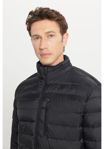 AC&Co / Altınyıldız Classics Erkek Sıyah Standart Fit Normal Kesim Dik Yaka Yan Cepli Casual Mont Siyah AC&Co / Altınyıldız Classics Erkek Sıyah Standart Fit Normal Kesim Dik Yaka Yan Cepli Casual Mont Siyah