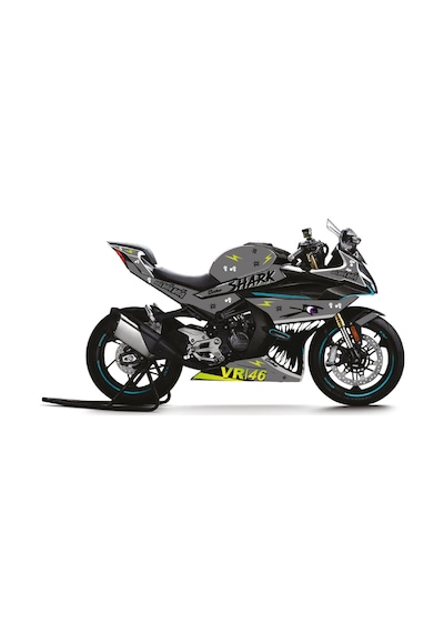 Cfmoto 450sr Köpek Balığı Parçalı Kaplama Sticker Etiket Modeli G