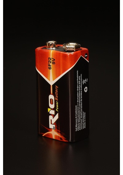 Rio 4lü 9v Volt Kare Pil Elektronik Pili Çinko Karbon Pil Zn-c 9 V