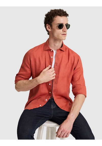 Pierre Cardin Erkek Kiremit Gömlek Desenli 50320945-vr031